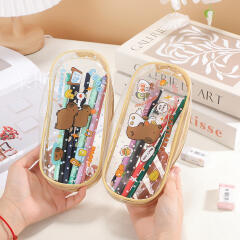 아트필드 카피바라 투명 필통