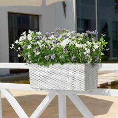 베란다 난간 걸이 화분 바스켓 진열 정리 선반