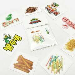 추억의 과자 리무버블 스티커 8종 세트