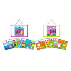 연두팡 도형 자석 퍼즐 2종세트 (상상력, 창의력)