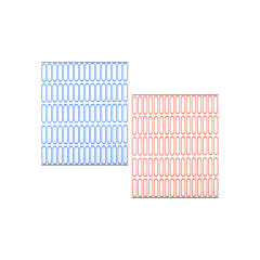 사각라벨1(5*16), (1장-라벨80개)/(50P)