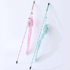 캣냐옹 롱테일 인형 낚시대 고양이 장난감 강아지풀