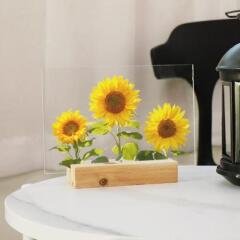 eh669-아크릴스탠드액자18CmX12Cm_행복을주는해바라기