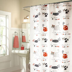 방수 안티곰팡이 샤워 가림막 욕실 화장실 커튼