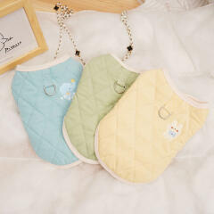 도그웨그 애니멀 누빔 조끼 강아지 조끼