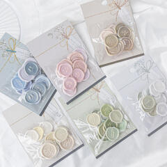 입체 스탬프 실링왁스 도장 다꾸 스티커 세트 5종