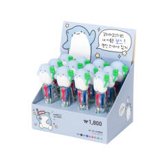 보스미니 4색 볼펜