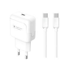 FORLG 18W USB-C PD 충전기 C to C 케이블 세트 HC-16