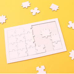 [아이디몬] 종이퍼즐 미니 사각 24P