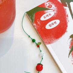 비즈 책갈피 끈갈피 만들기 토마토 DIY 초등 학생