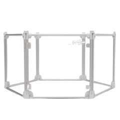 [파밀리아] 반려동물 감성 안전 투명 울타리 펜스 65H