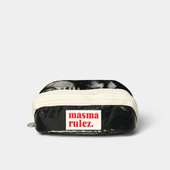 180도 Hapoom pencil cosmetic pouch _ 글리터리 블랙