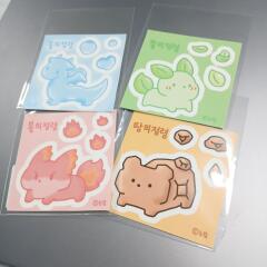 4대정령 리무버블 스티커 택1