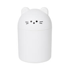 고양이 휴지통 아이보리