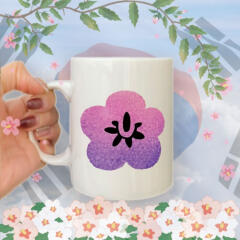 온도에 따라 색이 변하는 머그컵 DIY키트 (무궁화)