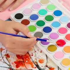 아트필드 고체 수채화물감붓세트 21색