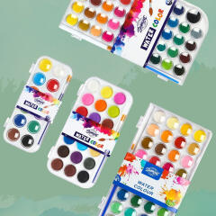 아트필드 고체 수채화물감붓세트 21색