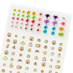 큐빅네일스티커 쿼카와아이렌 