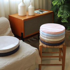 마카롱 극세사 스웨이드 원형방석 40 (7컬러)