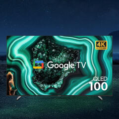 [방문스탠드설치] 100인치 4K UHD QLED 구글 스마트 TV