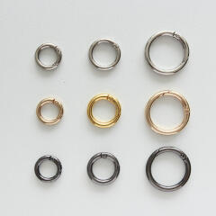 원터치 오픈형 오링 O링 원형 고리 연결 부자재 (24mm)