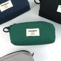 핑크풋 캠퍼스 왕지퍼 펜파우치