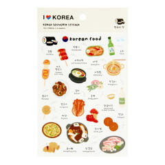 한국의맛 전통스티커 