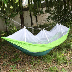후니 캠핑용 모기장 해먹(그린+다크그린/260x140cm)