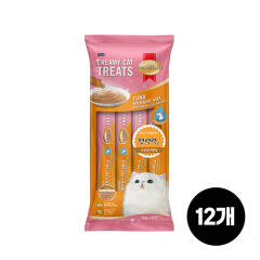클래식펫 크리미 짜먹는 간식 산양유참치 60g 12개