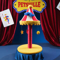 캣냐옹 서커스 회전목마 스크래쳐