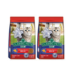 클래식펫 고양이사료 닭고기 1.5kg 2개