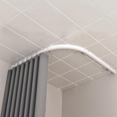 본디 구부러지는 라운드 커튼 레일 추가 구성품 세트