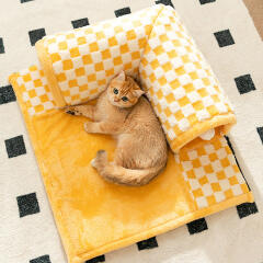 캣냐옹 체크 캣터널 숨숨집 동굴