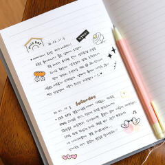 [인디고] 프리즘 280 라인 양장 노트 (B6 32절)