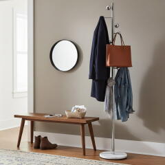 스틸 스탠드 옷걸이 스텐드 행거 튼튼한 철제 스탠딩