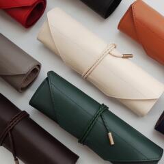 컨트롤9 오리진 시그니처 천연가죽 롤 두루마리 필통