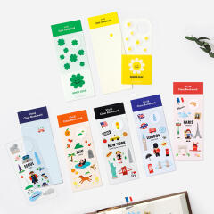 [북프렌즈] 비비드 투명 책갈피