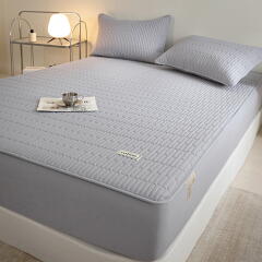 방수 누빔 침대 매트리스 커버 패드 토퍼 (슈퍼싱글)
