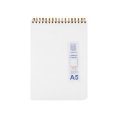 밀크PP 스프링 노트 (A5 상철 무지 80매 옥스포드)