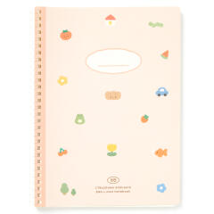 핑크패턴 스프링노트 