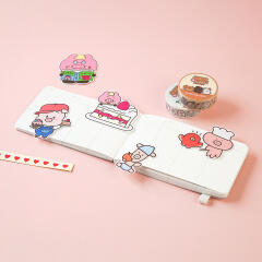 [아기돼지사형제] 리무버블 스티커