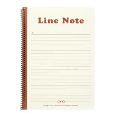 얇은스프링노트 레드 