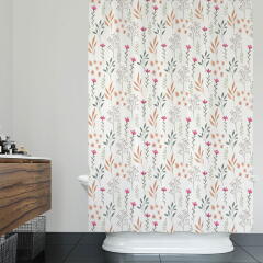 와일드 욕실 샤워 커튼 방수 커텐 PEVA 발수처리