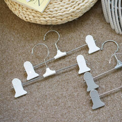 어반 베이직 논슬립 바지걸이 20P (화이트/그레이)