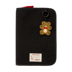 북파우치 블랙 곰인형 