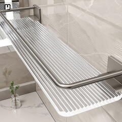 무타공 욕실 다용도 선반 화장실 용품 받침대 (대형)