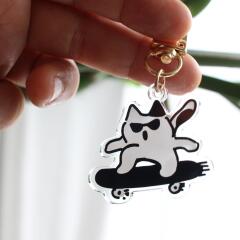 키링5종 귀여운 고양이 아크릴 키링