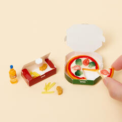 피자세트 랜덤 키링 