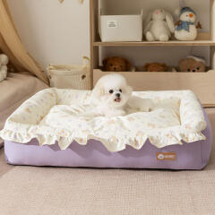 도그웨그 프릴 베어 범퍼 침대 강아지 쿠션 방석