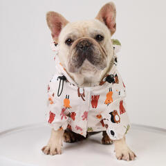 도그웨그 곰돌이 프렌즈 강아지 우비 애견 레인코트